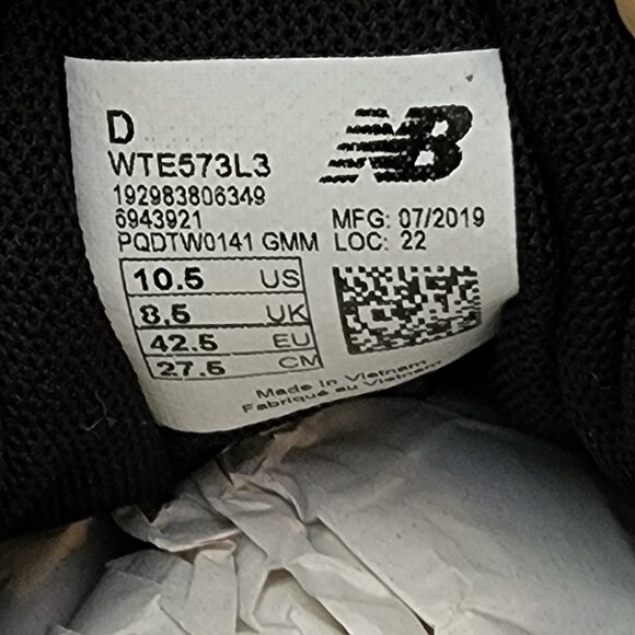 New Balance WTE 573L3, sz 10.5W, Women's Gray & Pink NEW WIDE - Picture 6 of 9